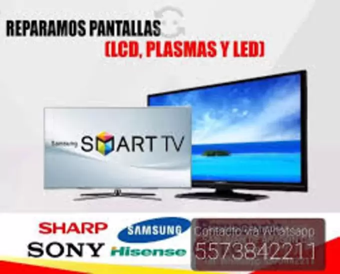 ₡1,100 REPARACIÓN TOTAL EN PANTALLAS SMART TV LED LCD Y PLASMA EN TODAS MARCAS Y TIPO